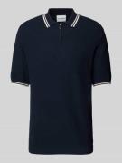 Poloshirt met korte ritssluiting