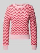 Gebreide pullover met ronde hals, model 'FLORENCE'