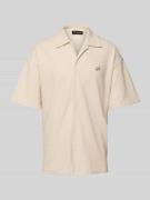 Regular fit vrijetijdsoverhemd met labelstitching, model 'LIBCO'