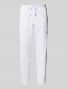 Relaxed fit trainingsbroek met structuurmotief, model 'TENNIS PRO'