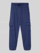 Regular fit sweatpants met steekzakken