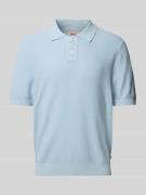 Poloshirt met labeldetail