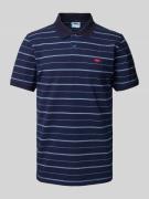 Slim fit poloshirt met labelstitching, model 'HOUSEMARK'