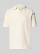 Regular fit poloshirt met structuurmotief, model 'Lio'
