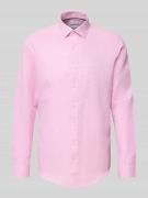 Slim fit zakelijk overhemd met knoopsluiting