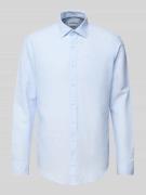 Slim fit zakelijk overhemd met knoopsluiting