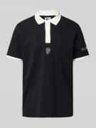 Poloshirt met labelstitching