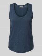 Regular fit tanktop van katoenen slubjersey