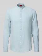 Slim fit zakelijk overhemd met maokraag, model 'Elvory'