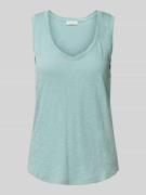 Regular fit tanktop van katoenen slubjersey