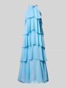 Avondjurk in A-lijn met diep rugdecolleté, model 'FELICIA'