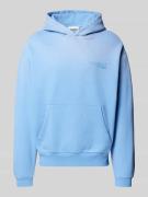 Hoodie met labelprint