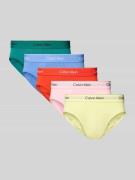 Slip met elastische band met logo in een set van 5 stuks