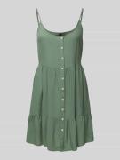 Loose fit jurk in A-lijn van puur viscose, model 'BUMPY'