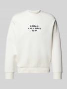 Sweatshirt met labelstitching