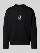 Sweatshirt met labelstitching