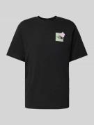 T-shirt met labelprint