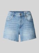 Regular fit korte jeans van katoenmix, model 'TESS'