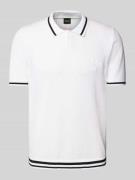 Poloshirt met ribboorden
