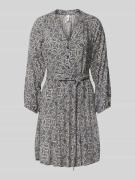 Soepele mini-jurk van pure viscose, model 'NOVA'