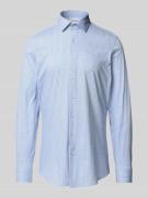 Slim fit zakelijk overhemd met knoopsluiting