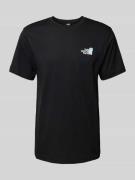 T-shirt met labelprint