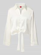 Regular fit blouse met knoopdetail, model 'Errika'