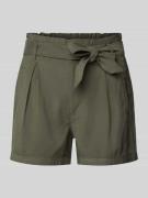 Regular fit korte broek van viscosemix, model 'ARIS'