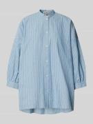 Relaxed fit blouse met opstaande kraag