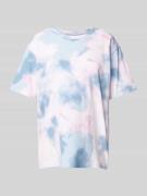 T-shirt met extra brede schouders