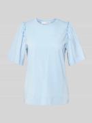 T-shirt met plooien, model 'PENELOPE'