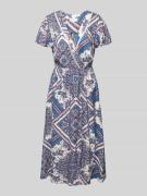 Midi-jurk met V-hals