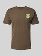 T-shirt met labelprint, model 'WINKOWSKI'
