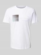 Regular fit T-shirt van puur katoen