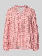 Relaxed fit blouse met tuniekkraag, model 'Mi44mii'