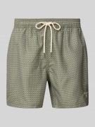 Zwembroek met labelstitching