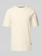 T-shirt met labelprint, model 'Thompson'
