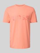 T-shirt met logoprint en ronde hals