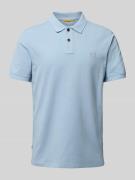 Regular fit poloshirt met labelstitching