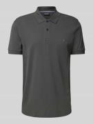 Poloshirt met labelstitching