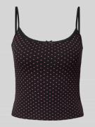 Top met bandjes en strikdetail
