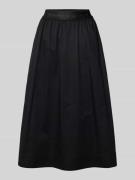 Midirok met elastische band met label