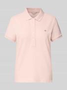 Poloshirt met labelstitching