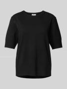 Slim fit gebreide trui van viscosemix