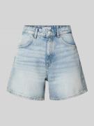 Relaxed fit jeansbermuda met steekzakken
