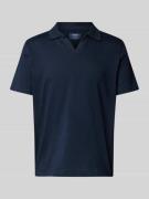Poloshirt met V-hals