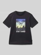 Regular fit T-shirt van puur katoen