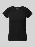 Regular fit T-shirt van katoenmix