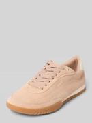 Leren sneakers met label in reliëf, model 'Carlynn'