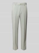 Regular fit pantalon in vlamgarenlook